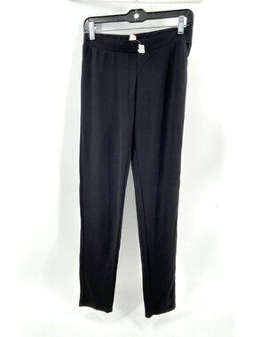 NWT Azules Women's Black Pull On Stretch Lightweight Activewear Leggings Size L